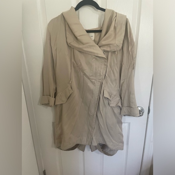 Tan Alice & noise urban outfitters trench coat jacket size small - Picture 1 of 7